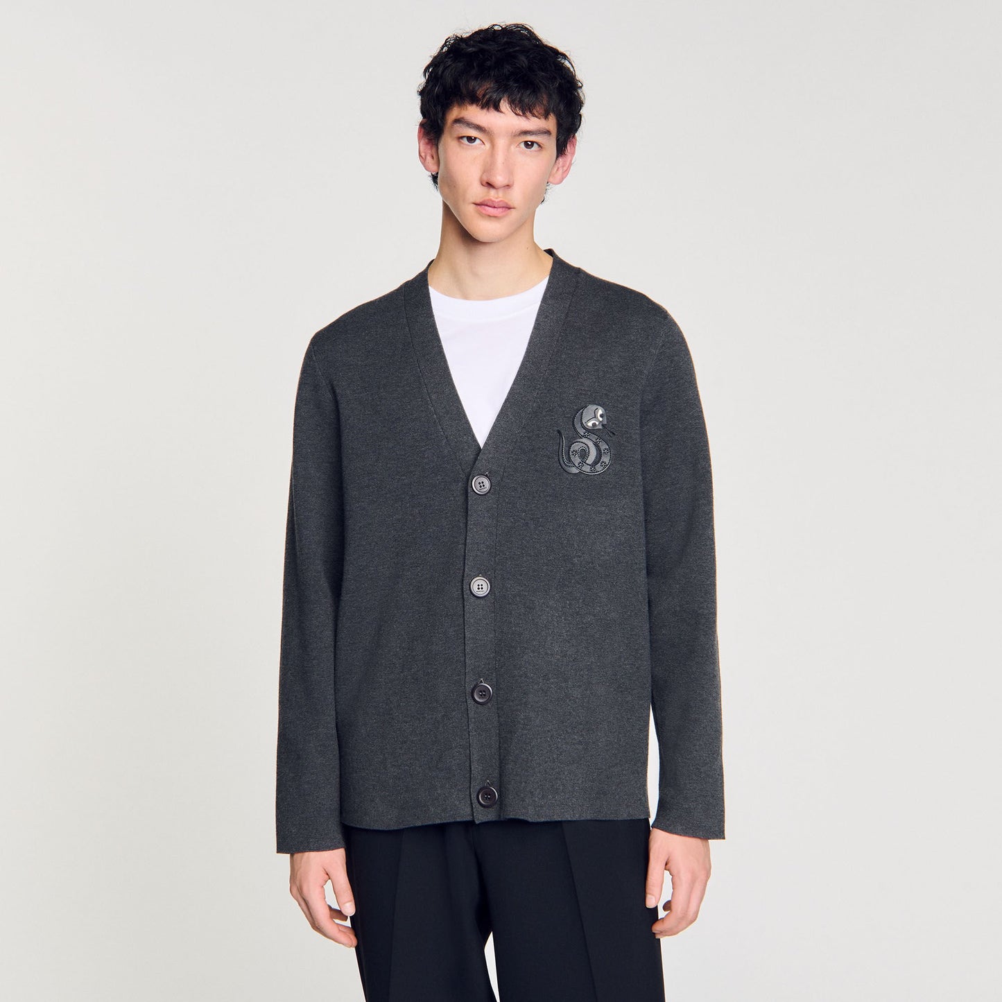 Snake Cardigan Lime