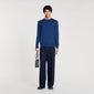 Pablo Crewneck Fine Knit Jumper Royal Blue