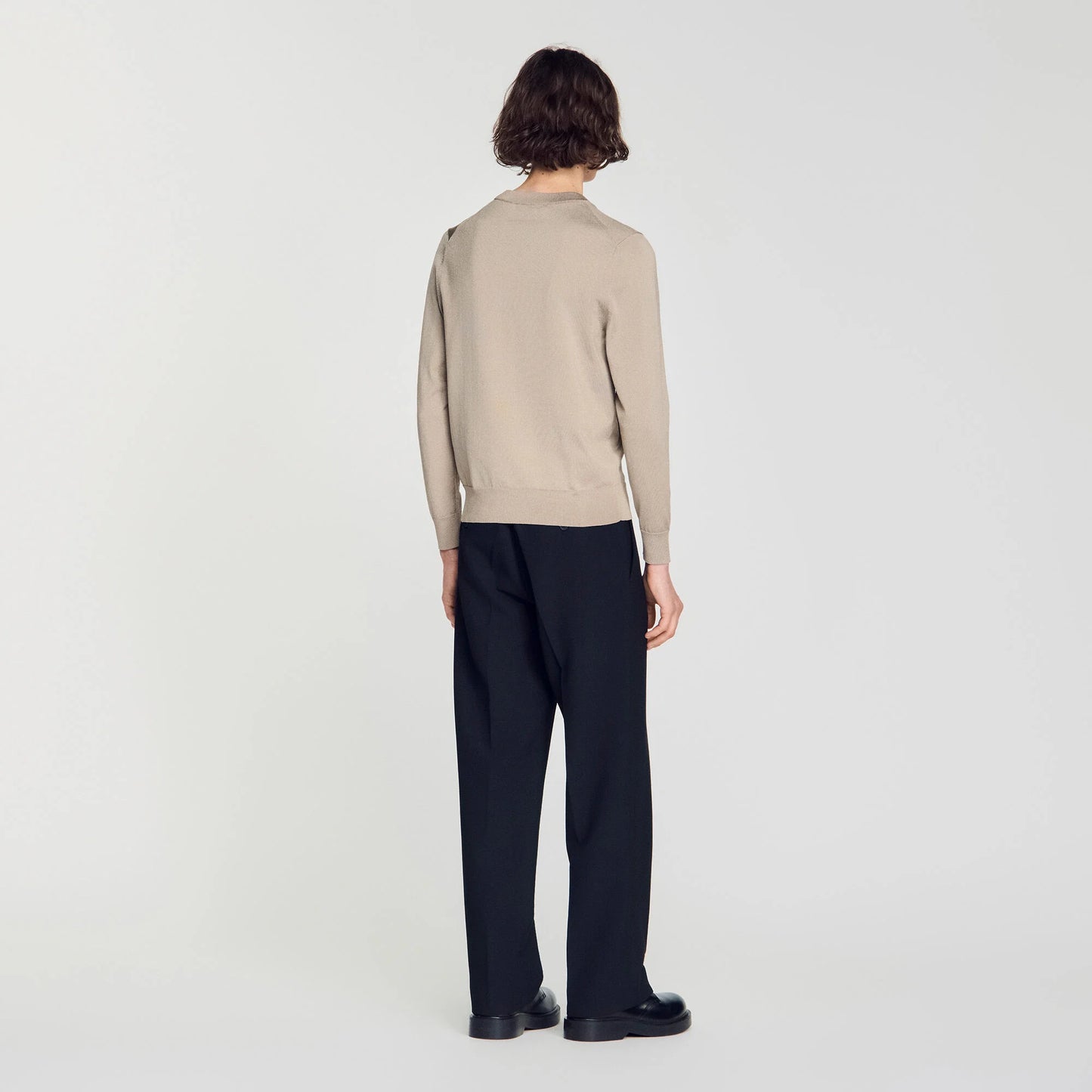 Pablo Crewneck  Knit Jumper Light Taupe
