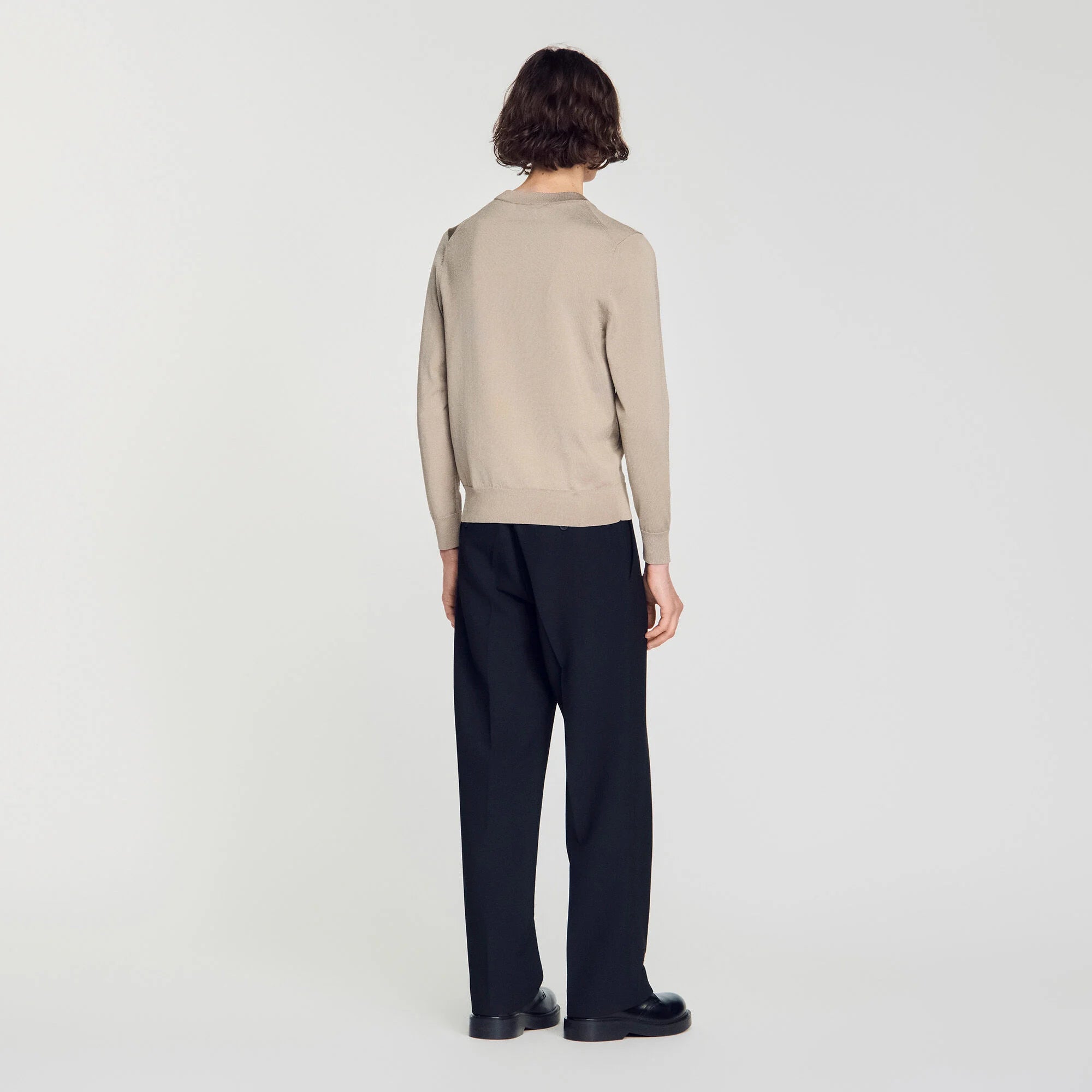 Pablo Crewneck  Knit Jumper Light Taupe