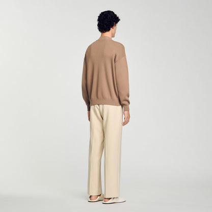 Dark Sand Knit Jacket