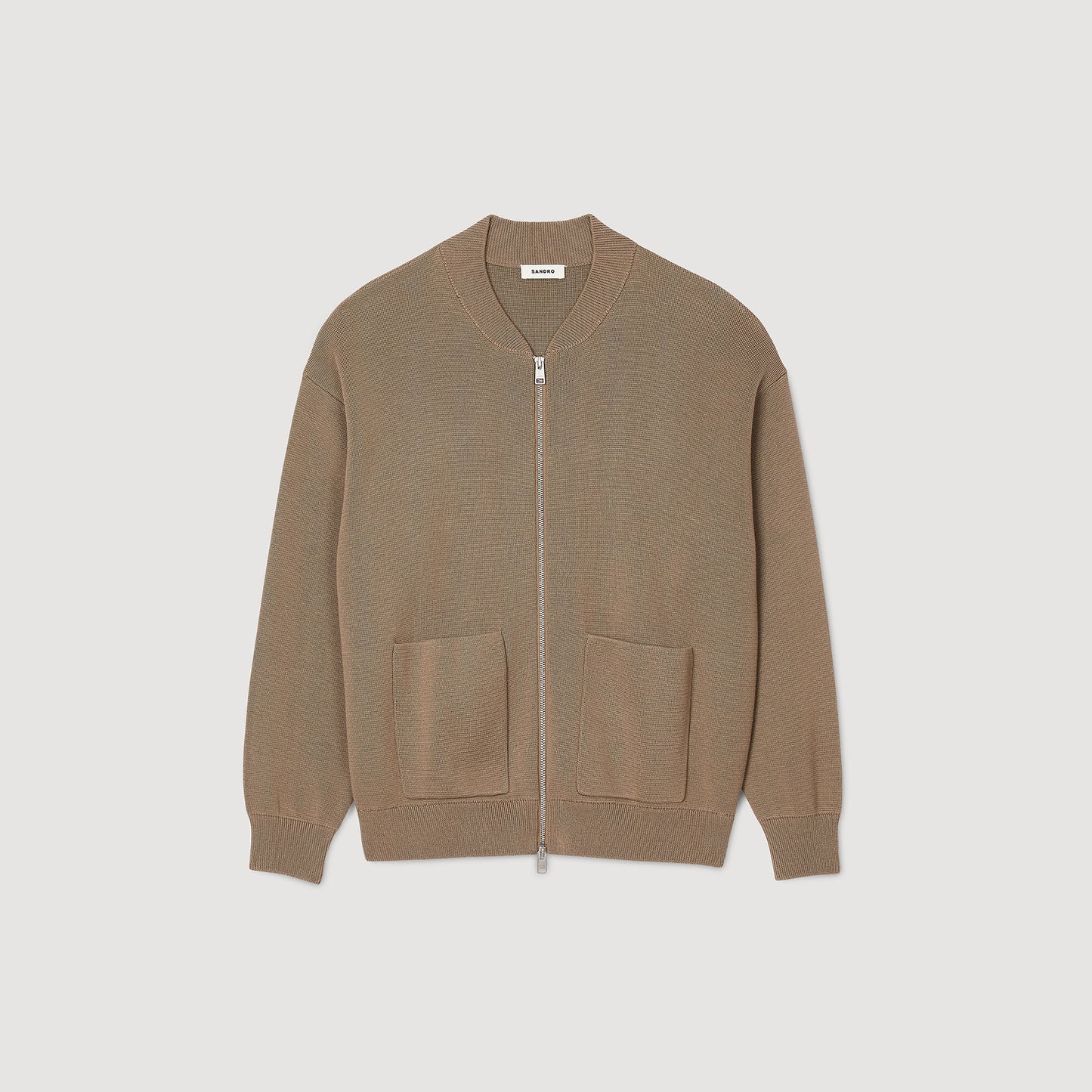 Dark Sand Knit Jacket