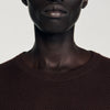 Rice Cotton Textured Knit Jumper Chocolate