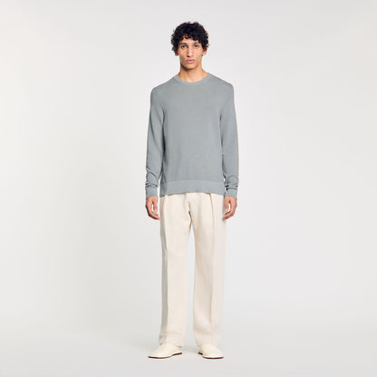 Textured Knit Jumper Lime