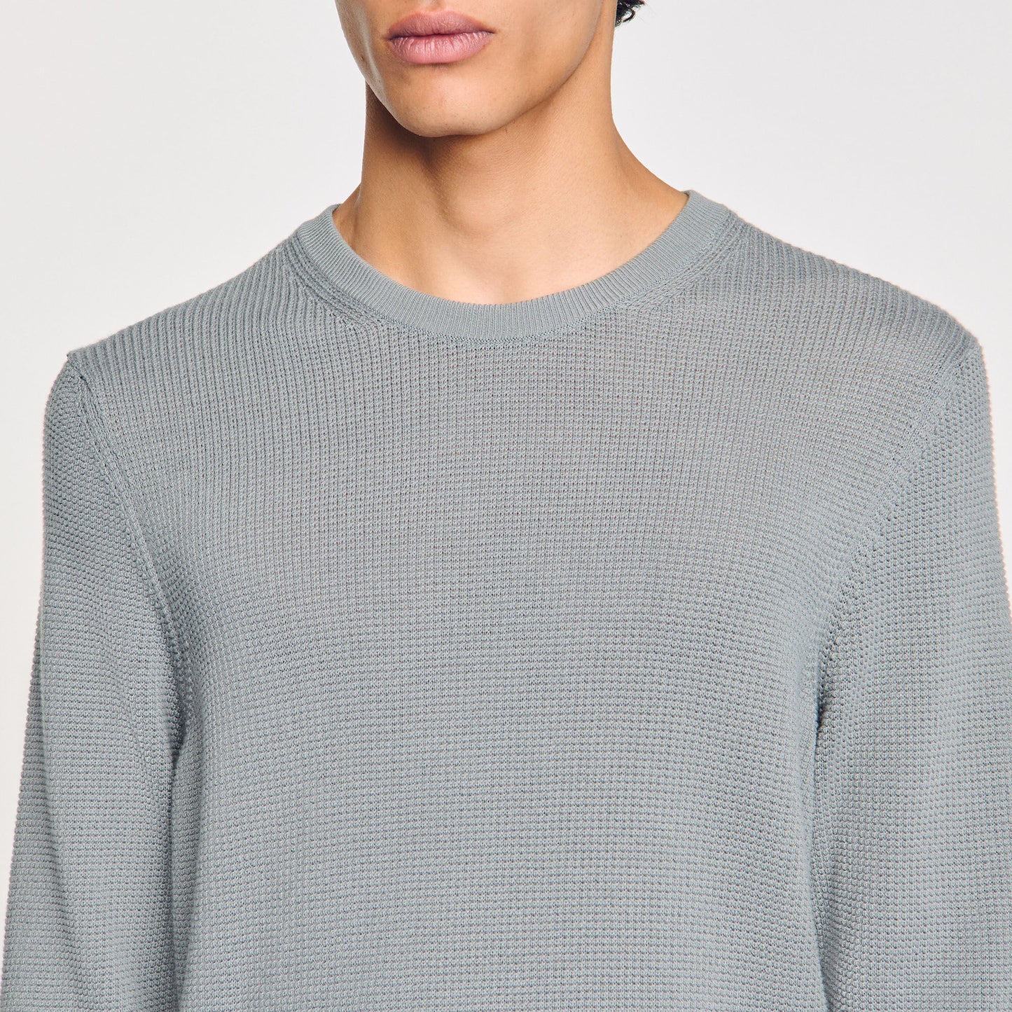 Textured Knit Jumper Lime