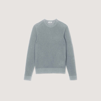 Textured Knit Jumper Lime