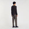 Textured Knit Jumper Dark Kaki