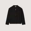 Zip Cardigan Zip-up cardigan Black