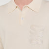 Big 4S Rope Polo Polo With Rope Embroidery Butter Cream