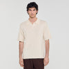 Big 4S Rope Polo Polo With Rope Embroidery Butter Cream