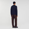 Big 4S Rope Cardigan Cardigan With Rope Embroidery Navy Blue