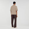 Terry Rope Shirt Rope Jacquard Cardigan Shirt Butter Cream
