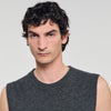 Tank Cashmere Cashmere Vest Top Heather Charcoal
