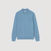Industrial Wool jumper with high neck Chambray.