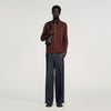 Trucker Cardigan Wool Trucker Jumper Chocolate