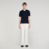 Pablo V Tee Short-Sleeve V-Neck Polo Shirt BLACK