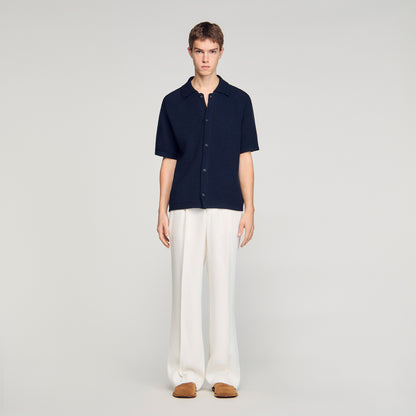 Jute Shirt Navy Blue