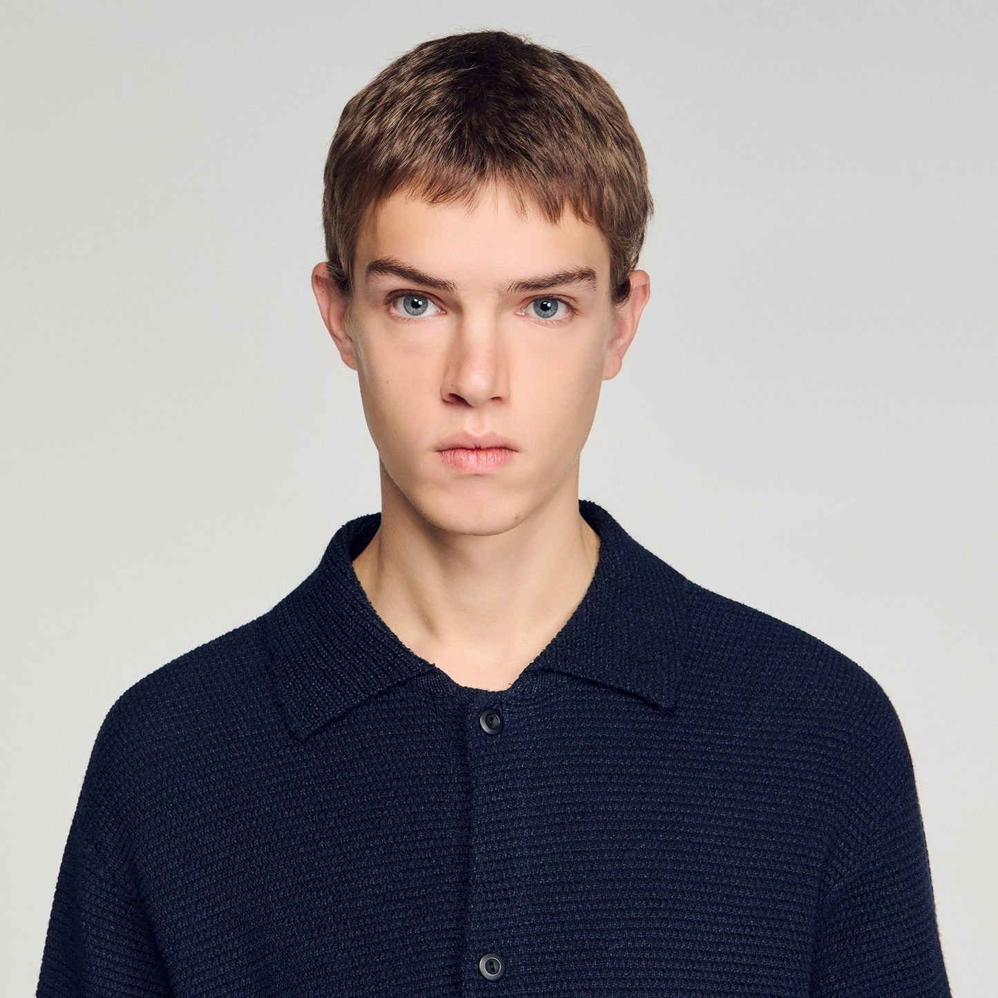 Jute Shirt Navy Blue