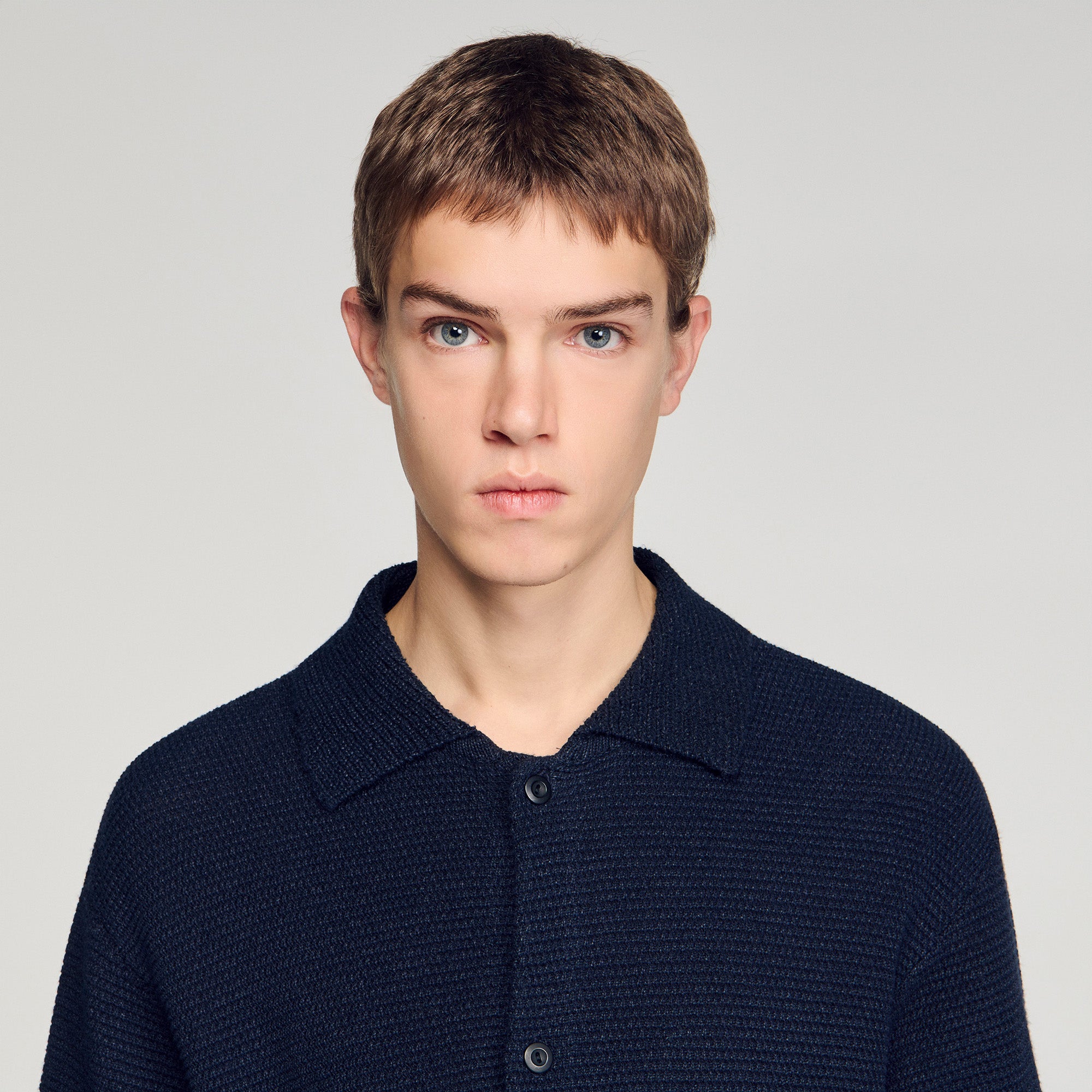 Jute Shirt Navy Blue