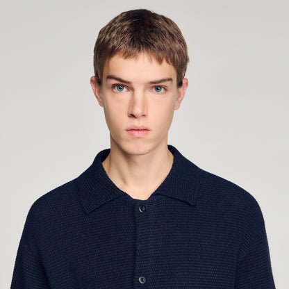Jute Shirt Navy Blue