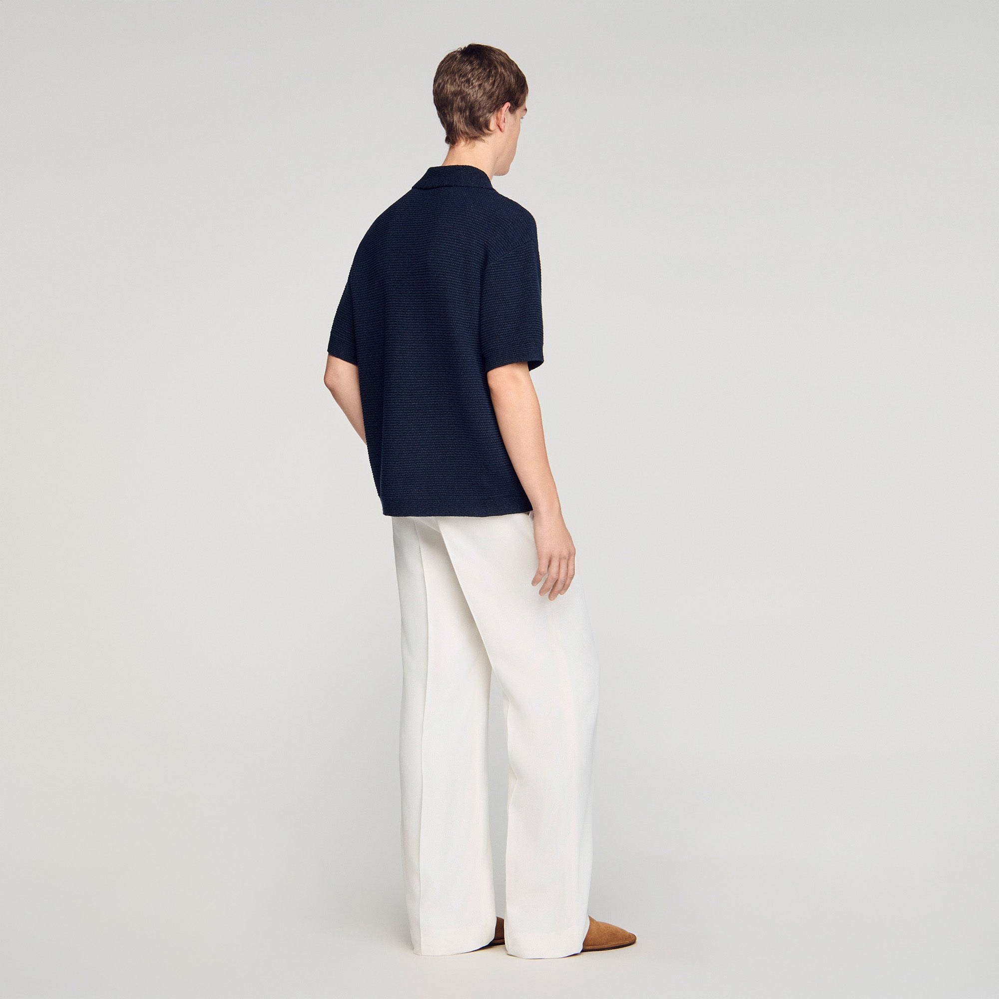 Jute Shirt Navy Blue