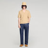 Papiro Polo Jute-Effect Polo Shirt BEIGE