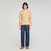 Papiro Polo Jute-Effect Polo Shirt BEIGE