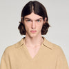 Papiro Polo Jute-Effect Polo Shirt BEIGE