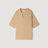 Papiro Polo Jute-Effect Polo Shirt BEIGE