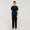 Openwork Shirt Navy Blue