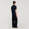 Openwork Shirt Navy Blue