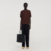 Chemise Sunset Openwork Shirt Chocolate