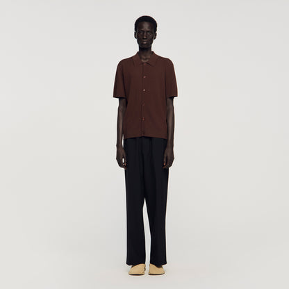 Chemise Sunset Openwork Shirt Chocolate