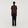 Chemise Sunset Openwork Shirt Chocolate