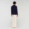 Crochet Flower Cardigan Flower Crochet Cardigan Navy Blue