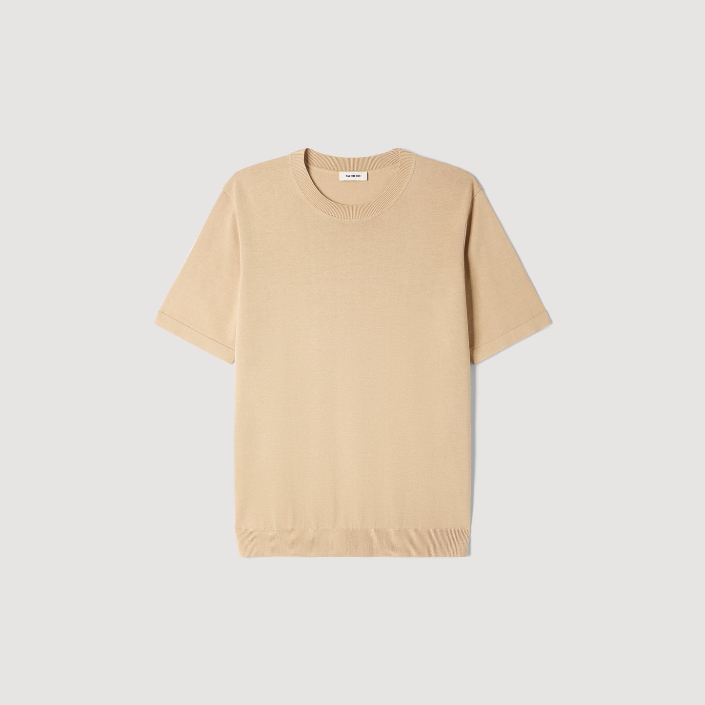 Pablo Tee Cotton  Knit Jumper Cappucino