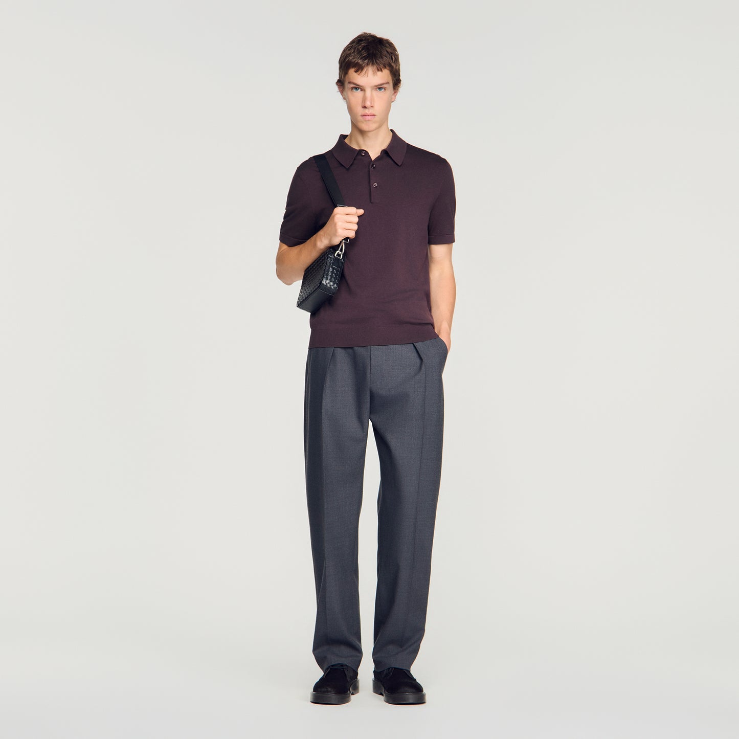 Pablo Cotton  Knit Jumper Chocolate