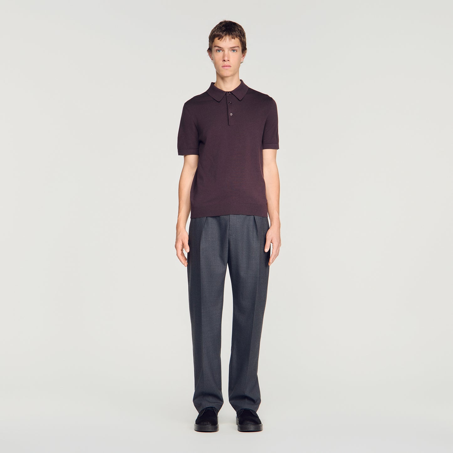 Pablo Cotton  Knit Jumper Chocolate