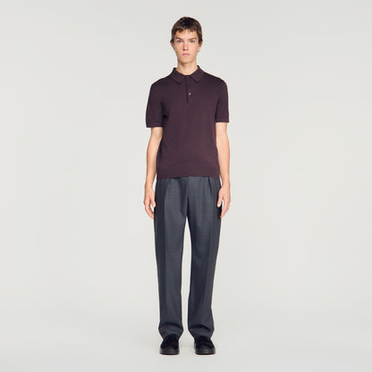 Pablo Cotton  Knit Jumper Chocolate