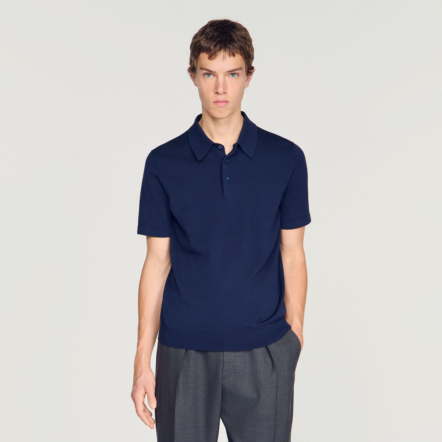 Pablo Cotton  Knit Jumper Royal Blue
