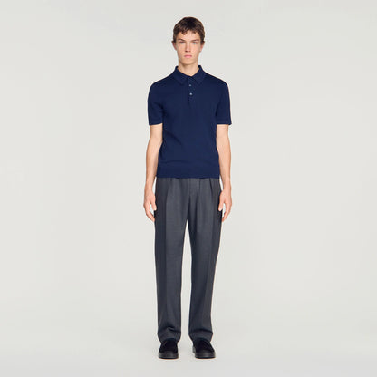 Pablo Cotton  Knit Jumper Royal Blue