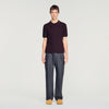 Sponge Polo  Knit Jumper Chocolate