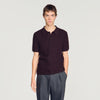 Sponge Polo  Knit Jumper Chocolate