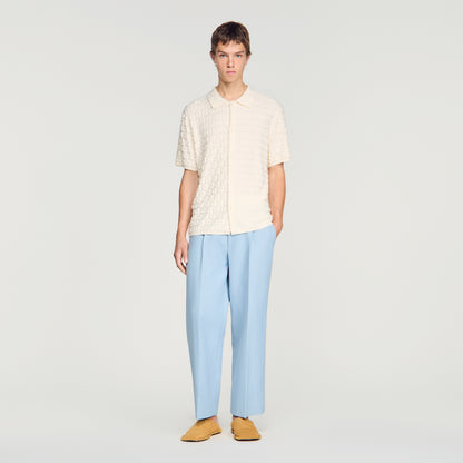 Sponge Shirt Mc  Knit Jumper Ecru