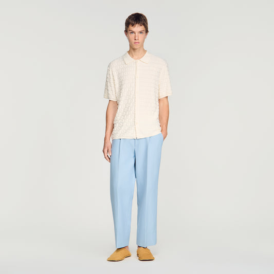 Sponge Shirt Mc  Knit Jumper Ecru