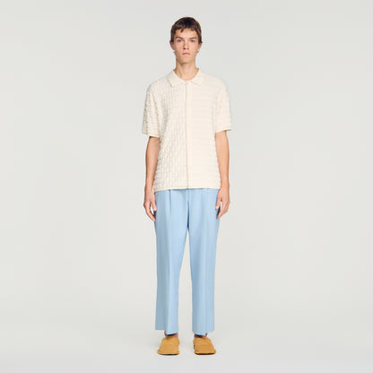 Sponge Shirt Mc  Knit Jumper Ecru