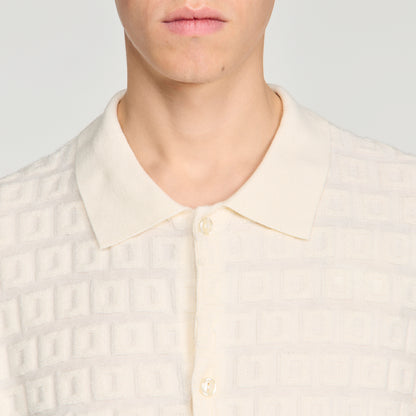 Sponge Shirt Mc  Knit Jumper Ecru