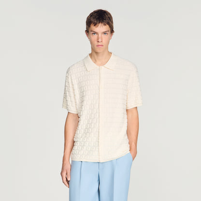 Sponge Shirt Mc  Knit Jumper Ecru