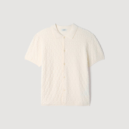 Sponge Shirt Mc  Knit Jumper Ecru