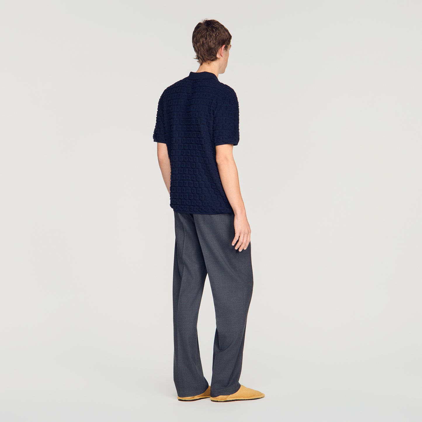 Sponge Shirt Mc  Knit Jumper Navy Blue